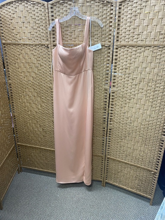 Jenny Yoo Dresses & Skirts - Jenny Yoo Peach Bellini Satin bridesmaid distress